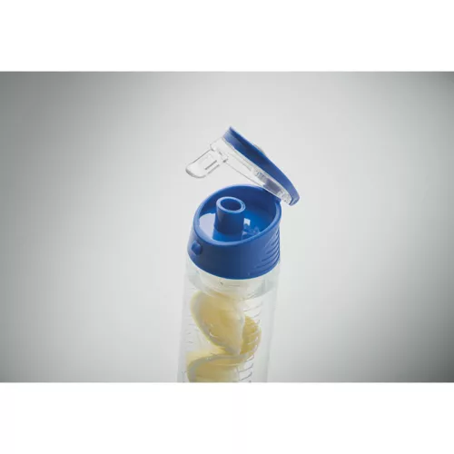Sticlă de apă din RPET cu infuzor 500ml - Sporttle, Albastru regal