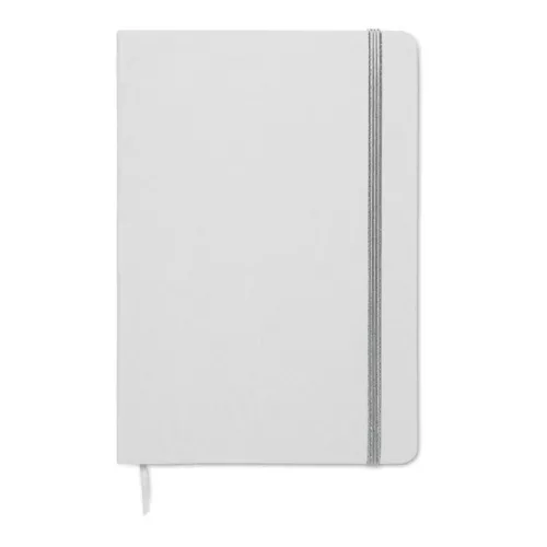 Notes A5 cu copertă tare din carton reciclat - Route White, Arginitu