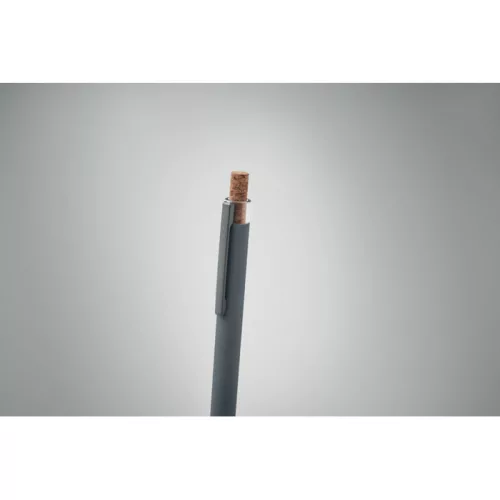 Pix din aluminiu reciclat cu buton din plută - Bergamo II, Gri piatră