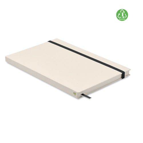 Notes A5 cu copertă tare din cutie de lapte reciclat - Mito Note, Negru