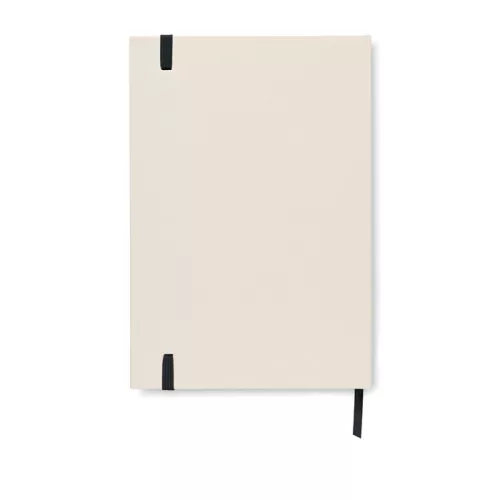 Notes A5 cu copertă tare din cutie de lapte reciclat - Mito Note, Negru