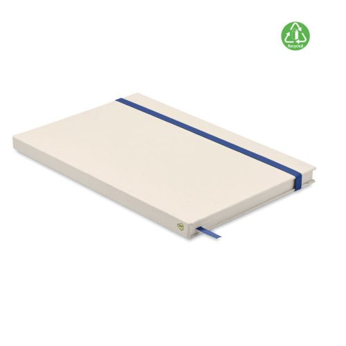 Notes A5 cu copertă tare din cutie de lapte reciclat - Mito Note, Albastru