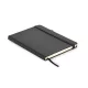 Notebook A5 din piele reciclată - Arpu, Negru