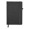 Notebook A5 din piele reciclată - Arpu, Negru