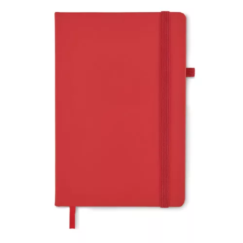 Notebook A5 din piele reciclată - Arpu, Roșu