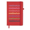 Notebook A5 din piele reciclată - Arpu, Roșu