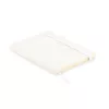 Notebook A5 din piele reciclată - Arpu, Alb 