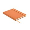 Notebook A5 din piele reciclată - Arpu, Portocaliu
