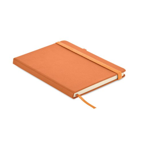 Notebook A5 din piele reciclată - Arpu, Portocaliu