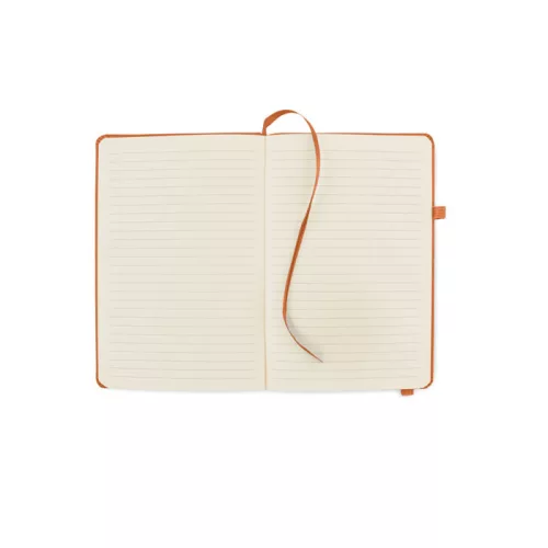Notebook A5 din piele reciclată - Arpu, Portocaliu