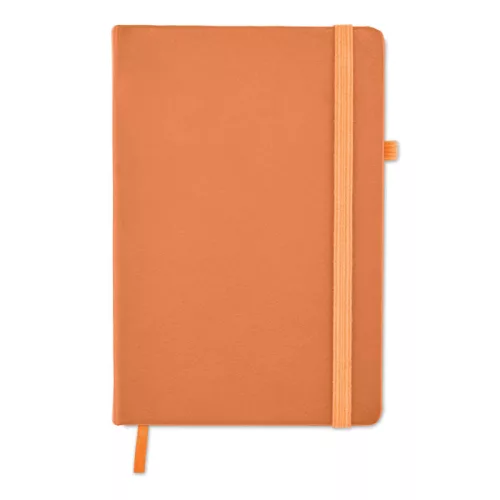 Notebook A5 din piele reciclată - Arpu, Portocaliu