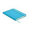 Notebook A5 din piele reciclată - Arpu, Turcoază