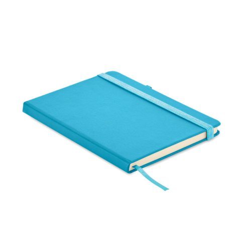 Notebook A5 din piele reciclată - Arpu, Turcoază