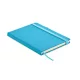 Notebook A5 din piele reciclată - Arpu, Turcoază