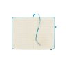 Notebook A5 din piele reciclată - Arpu, Turcoază