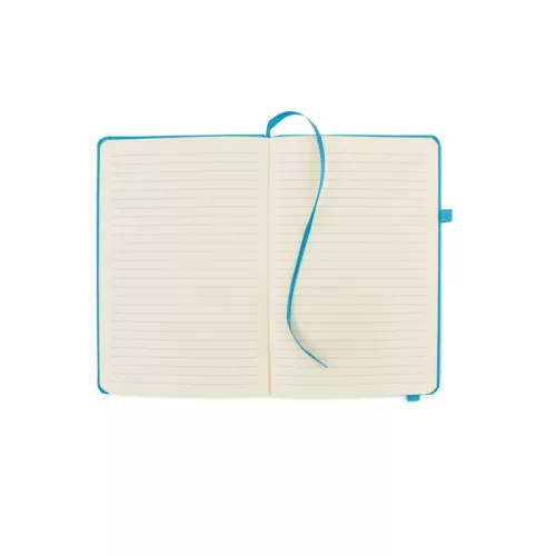 Notebook A5 din piele reciclată - Arpu, Turcoază