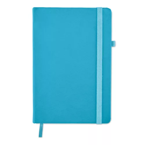 Notebook A5 din piele reciclată - Arpu, Turcoază