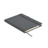 Notebook A5 din piele reciclată - Arpu, Gri piatră