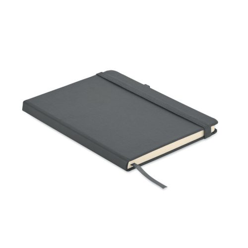 Notebook A5 din piele reciclată - Arpu, Gri piatră