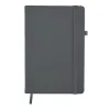 Notebook A5 din piele reciclată - Arpu, Gri piatră