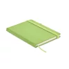 Notebook A5 din piele reciclată - Arpu, Lime