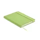 Notebook A5 din piele reciclată - Arpu, Lime