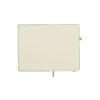 Notebook A5 din piele reciclată - Arpu, Lime