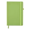 Notebook A5 din piele reciclată - Arpu, Lime