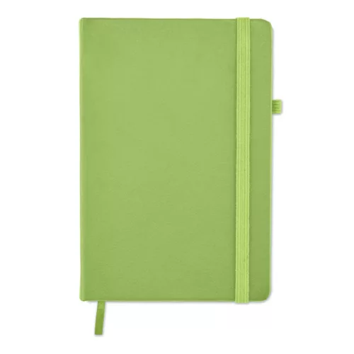 Notebook A5 din piele reciclată - Arpu, Lime