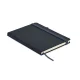 Notebook A5 din piele reciclată - Arpu, Albastru marin francez