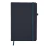 Notebook A5 din piele reciclată - Arpu, Albastru marin francez