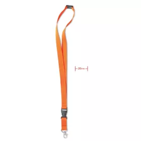 Lanyard din poliester - Event, Portocaliu