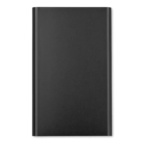 Power Bank din aluminiu 400 mAh - Powerflat, Negru