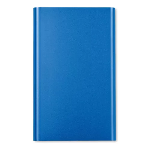 Power Bank din aluminiu 400 mAh - Powerflat, Albastru regal