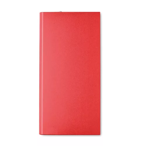 Power Bank din aluminiu 8000 mAh - Powerfalt 8, Roșu