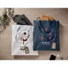 Sacoșă din bumbac "Eco Standard" - 140g, Albastru Marin Francez