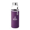 Sticlă de apă cu husă 500ml - Utah Glass, Violet