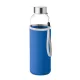 Sticlă de apă cu husă 500ml - Utah Glass, Albastru regal