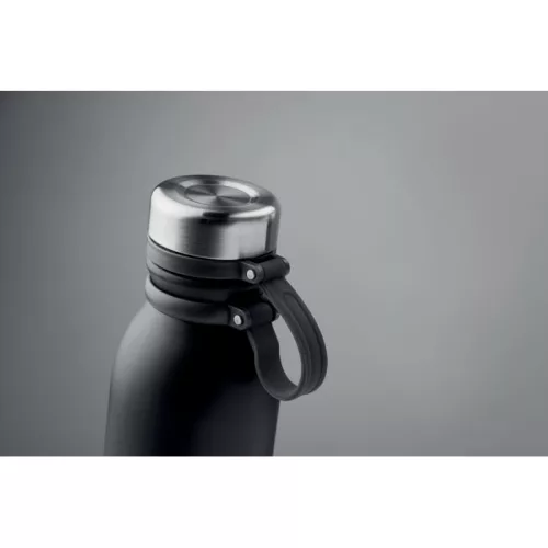 Sticlă cu perete dublu din inox - Iceland, Negru