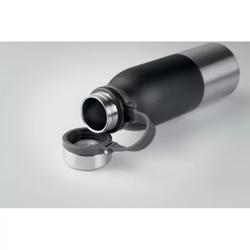 Sticlă cu perete dublu din inox - Iceland, Negru