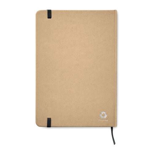 Notebook A5 din hârtie reciclată - Everwrite, Negru