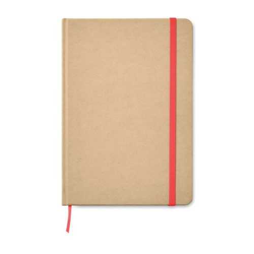 Notebook A5 din hârtie reciclată - Everwrite, Roșu