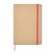 Notebook A5 din hârtie reciclată - Everwrite, Roșu