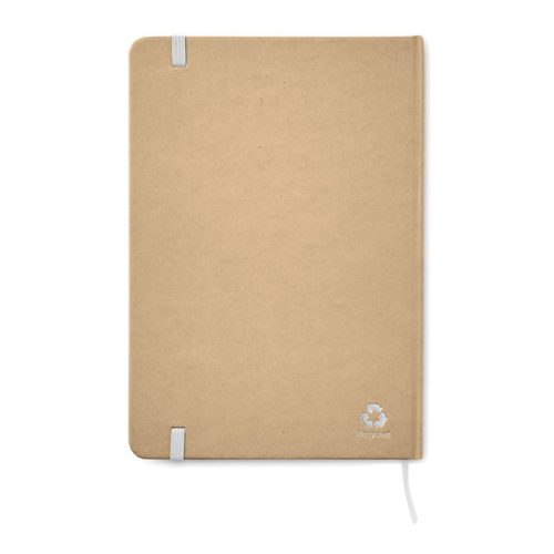 Notebook A5 din hârtie reciclată - Everwrite, Alb