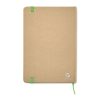 Notebook A5 din hârtie reciclată - Everwrite, Lime
