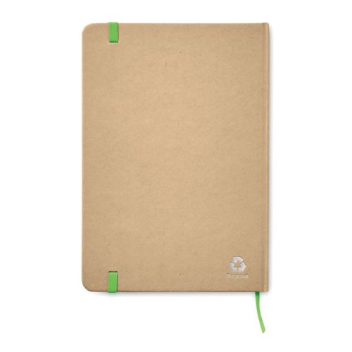 Notebook A5 din hârtie reciclată - Everwrite, Lime